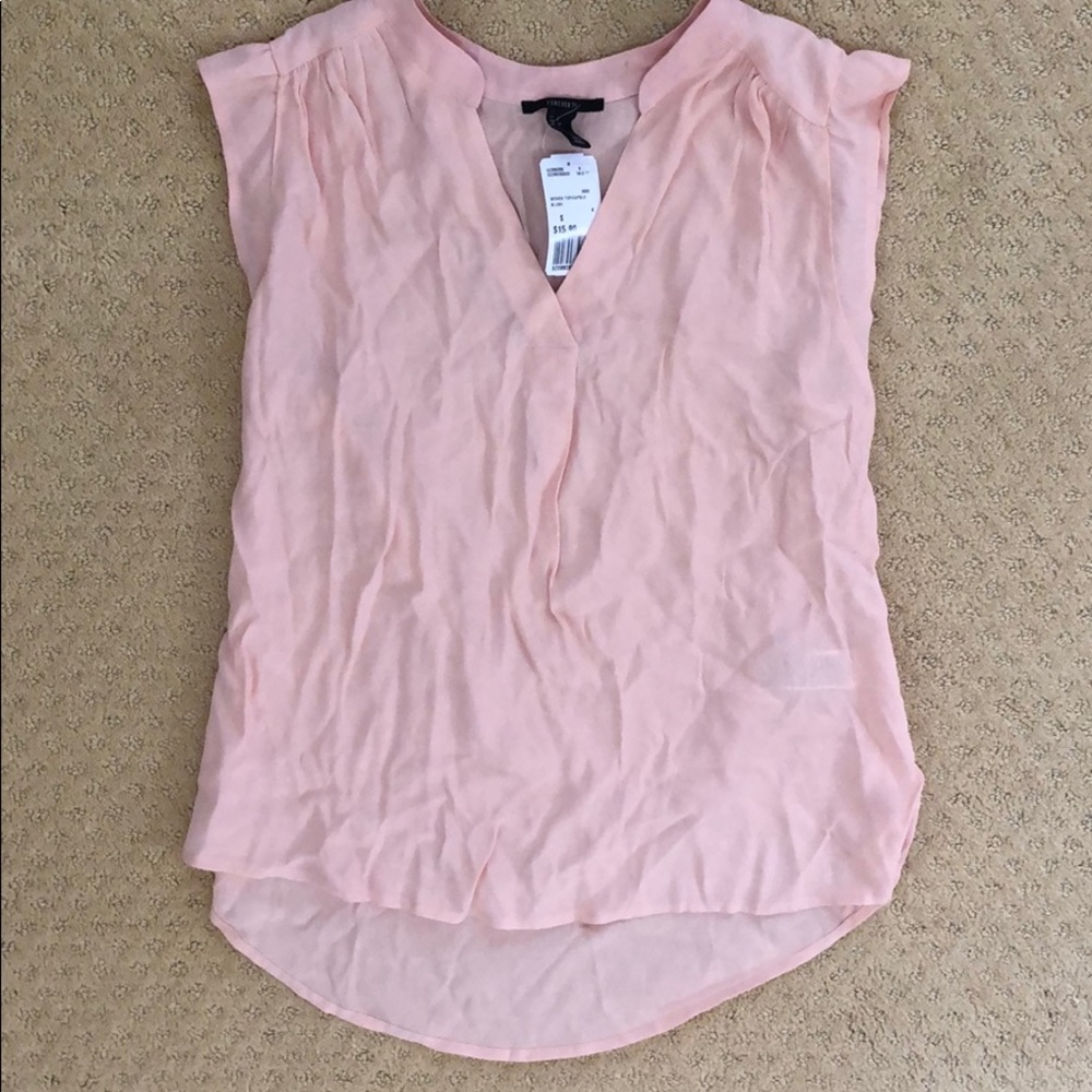 Forever 21 Pink Sleeveless Blouse (S) *NEW*